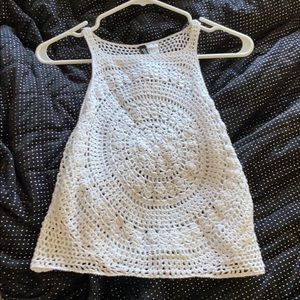 crocheted crop top